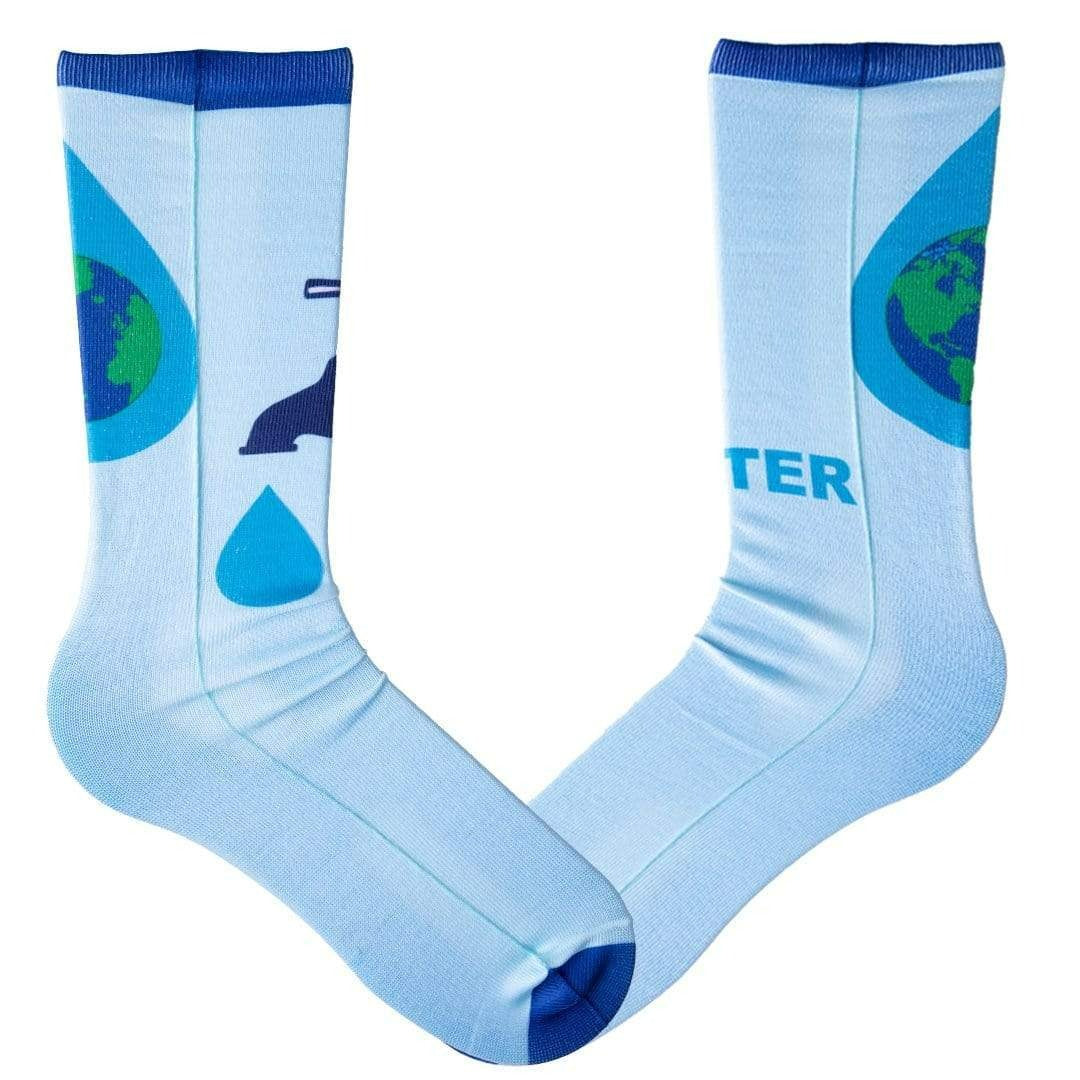 Microsoft &quot;Water1st&quot; Charity Sock Light Blue