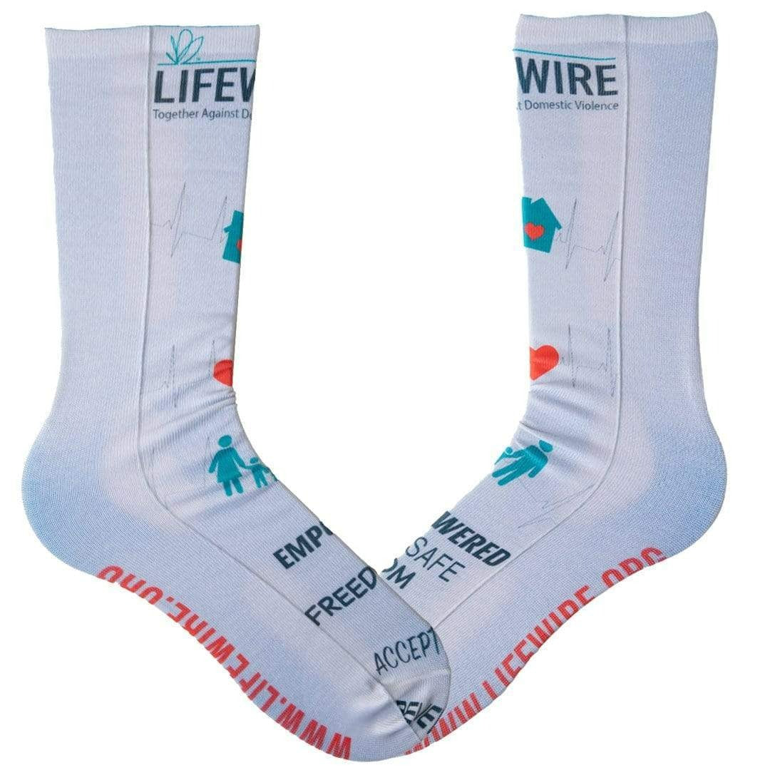 Microsoft &quot;LifeWire&quot; Charity Sock Grey