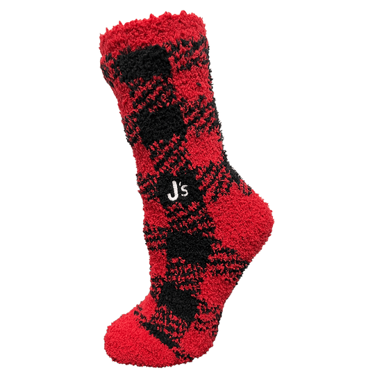 Buffalo Check Butter Men's Crew Socks Multi