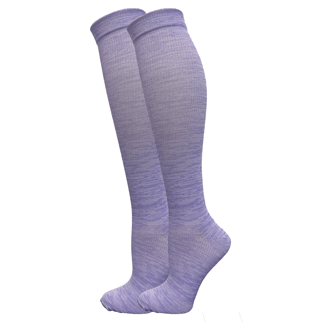 Women&#39;s Space Dye Compression Socks Lilac