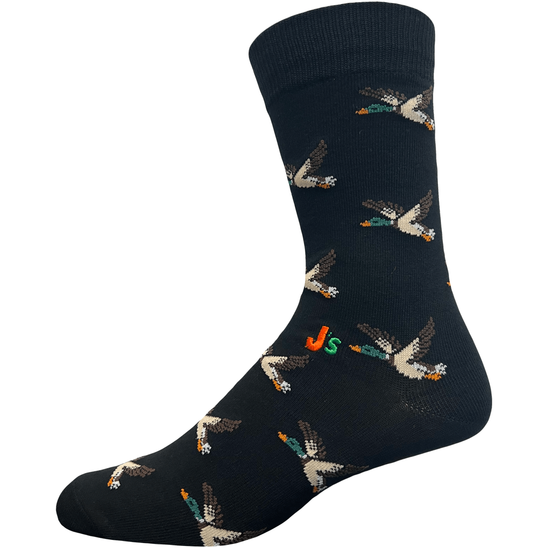 Mallards Men&#39;s Crew Socks Black