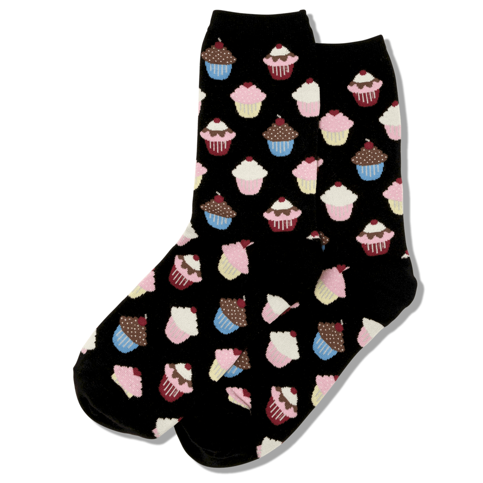 Cupcakes Women's Crew Socks Black