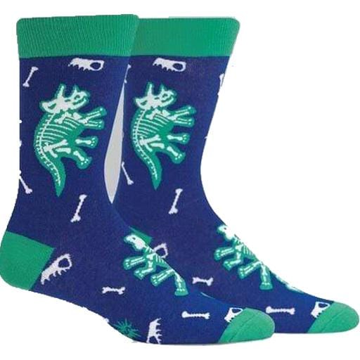 Archeology Men's Crew Socks Blue