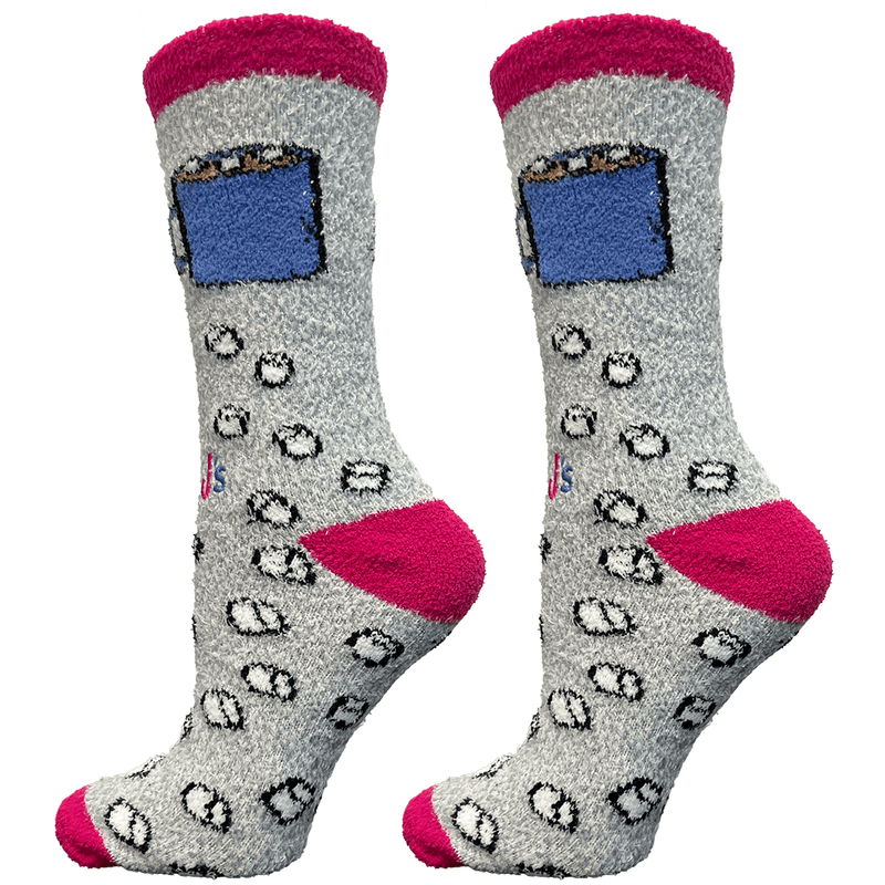 Hot Chocolate Fuzzy Socks