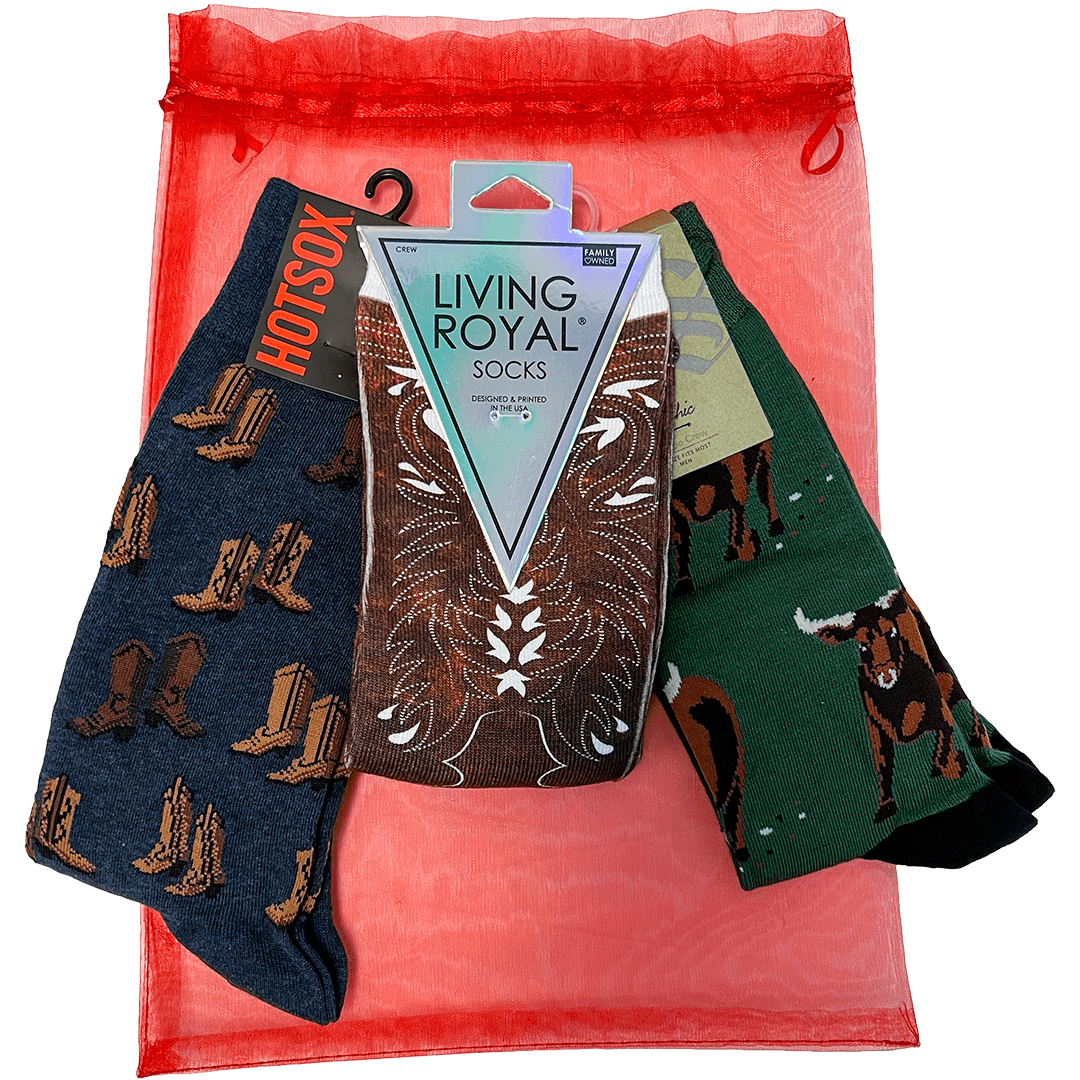 Cowboy Gift Bag For Him Multi