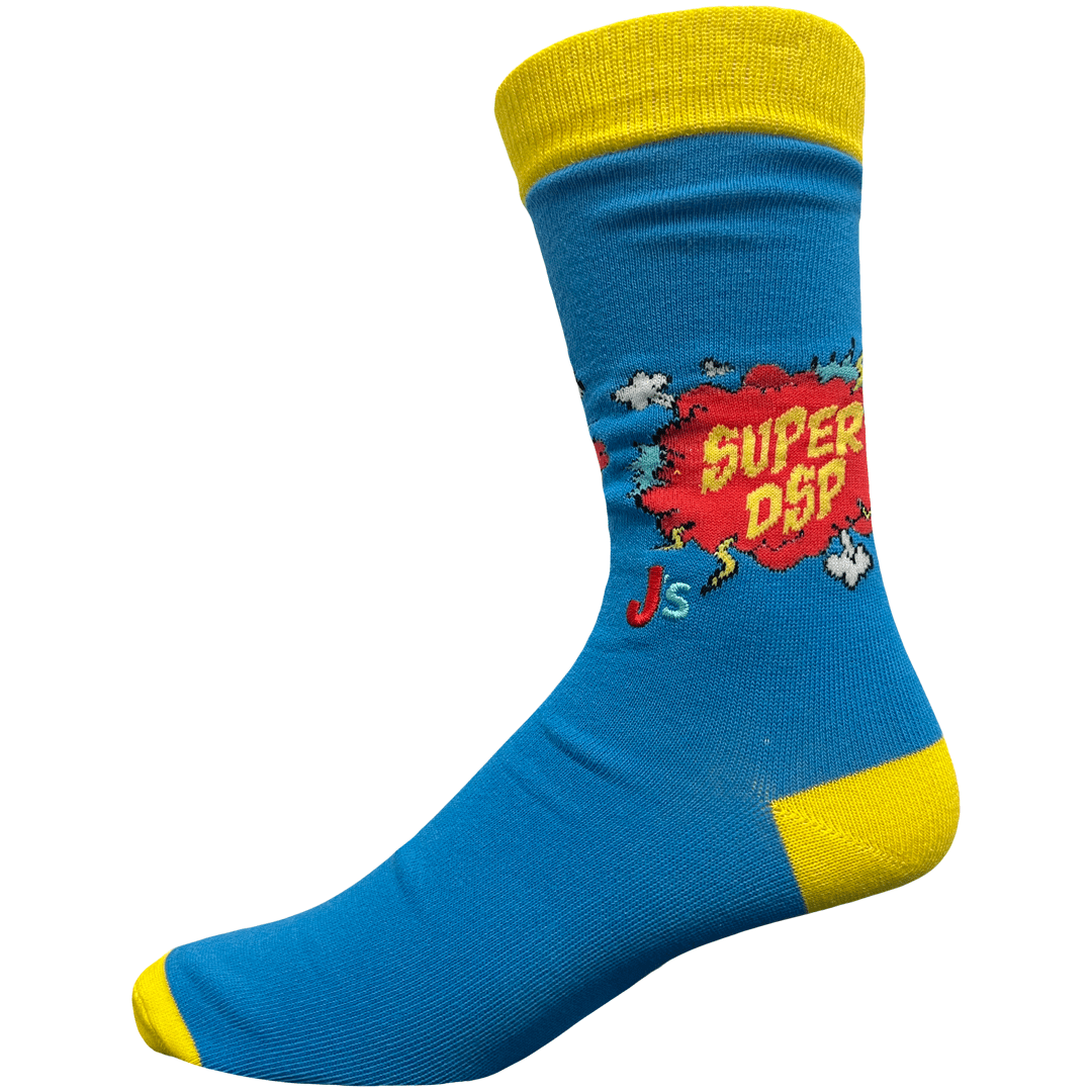 Super DSP Men&#39;s Crew Sock Blue