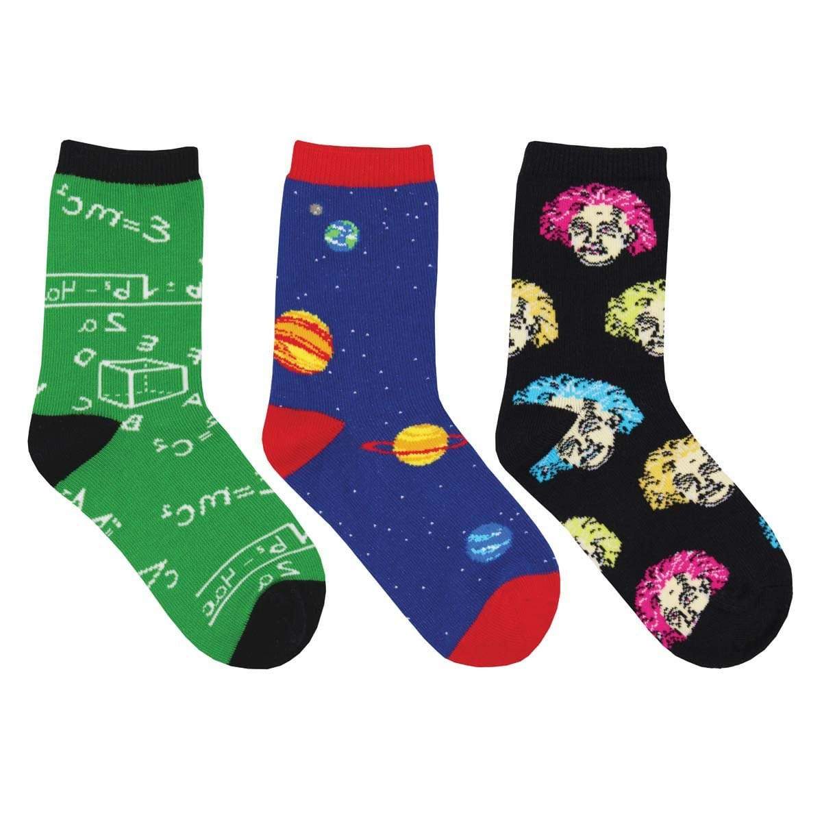 Mini Relatively Awesome Kids 3 Pack Crew Socks Multi