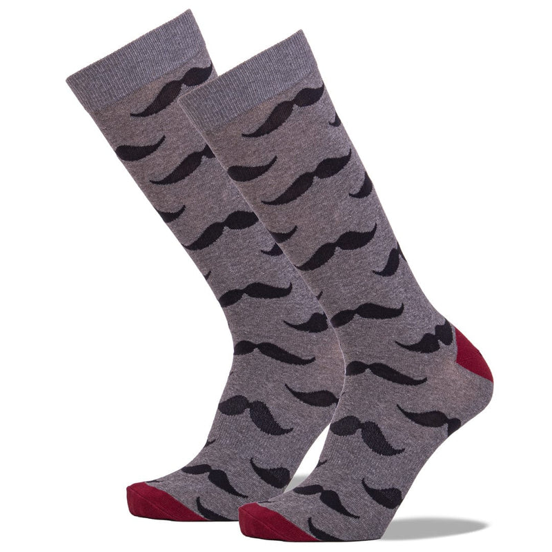 Mustache Socks Men’s Crew Sock