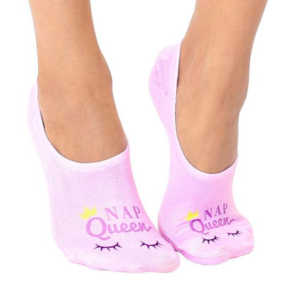 Nap Queen Liner Sock No Show Socks Pink
