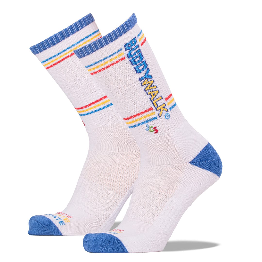 NDSS Buddy Walk® Athletic Sock Men's / White