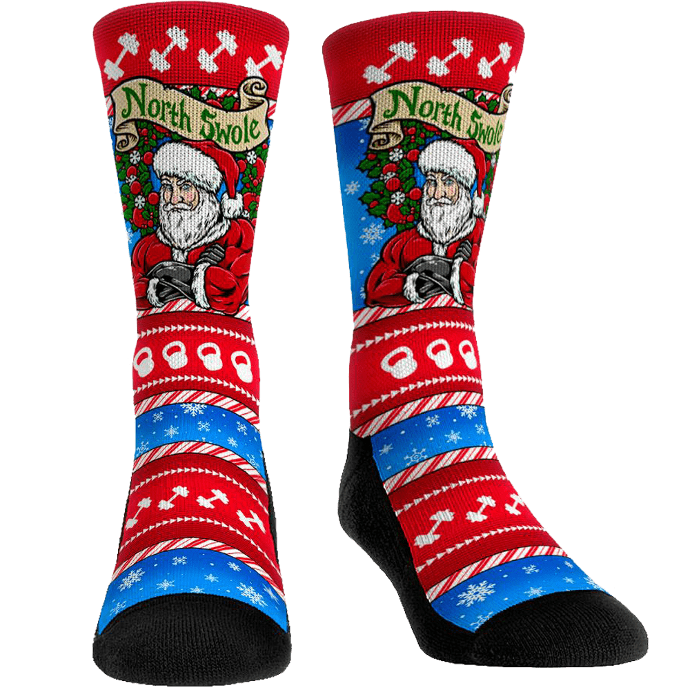 North Swole Men's Crew Socks 10-13 / Red