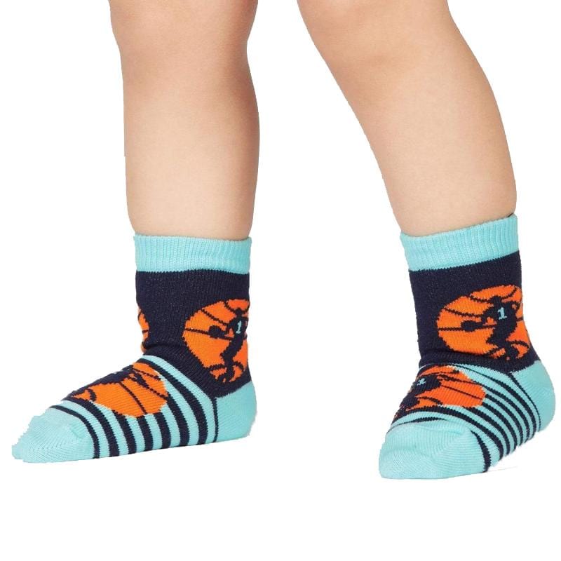 Nothin&#39; But Net Toddler Crew Socks Blue