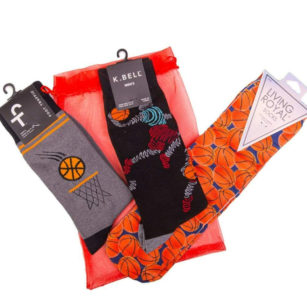 Nothing But Net Basketball Gift Bag For Him Multi