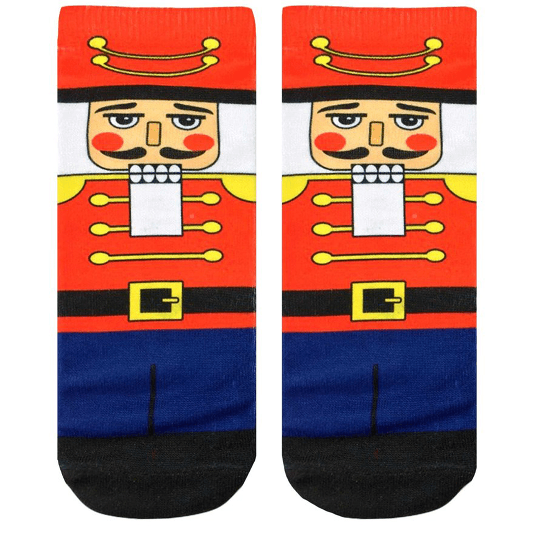 Nutcracker Ankle Socks Red