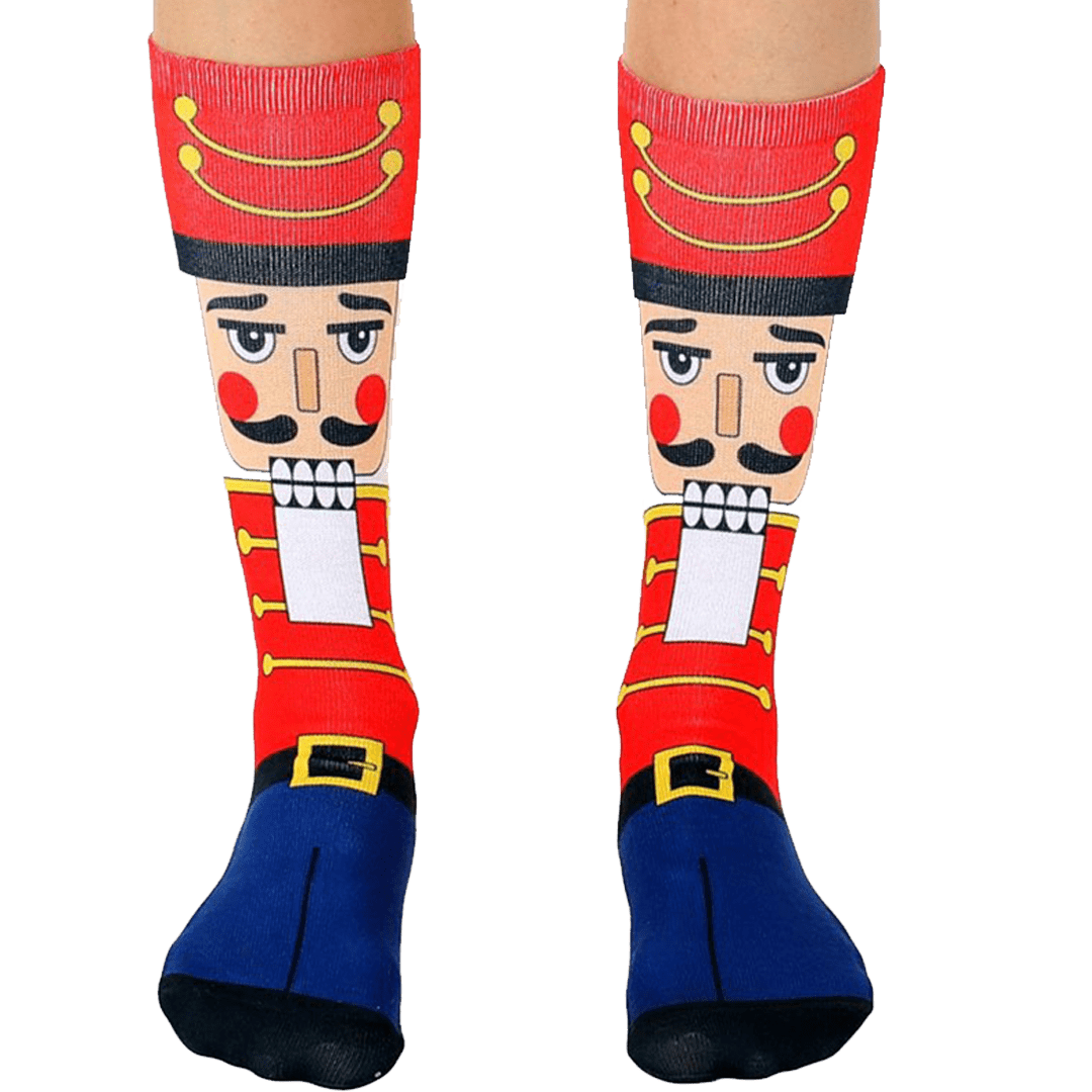 Nutcracker Crew Socks Red