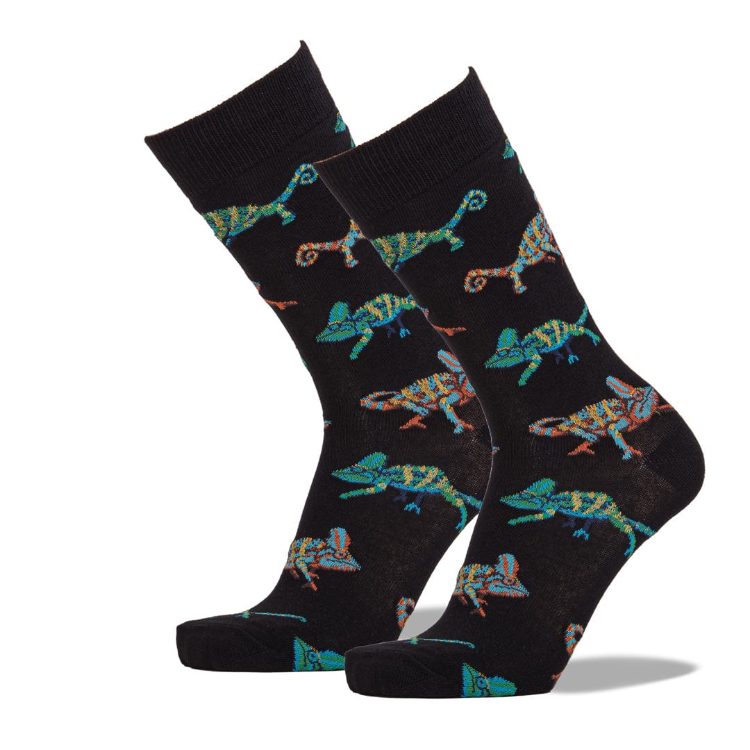 One In A Chameleon Men's Crew Sock Black