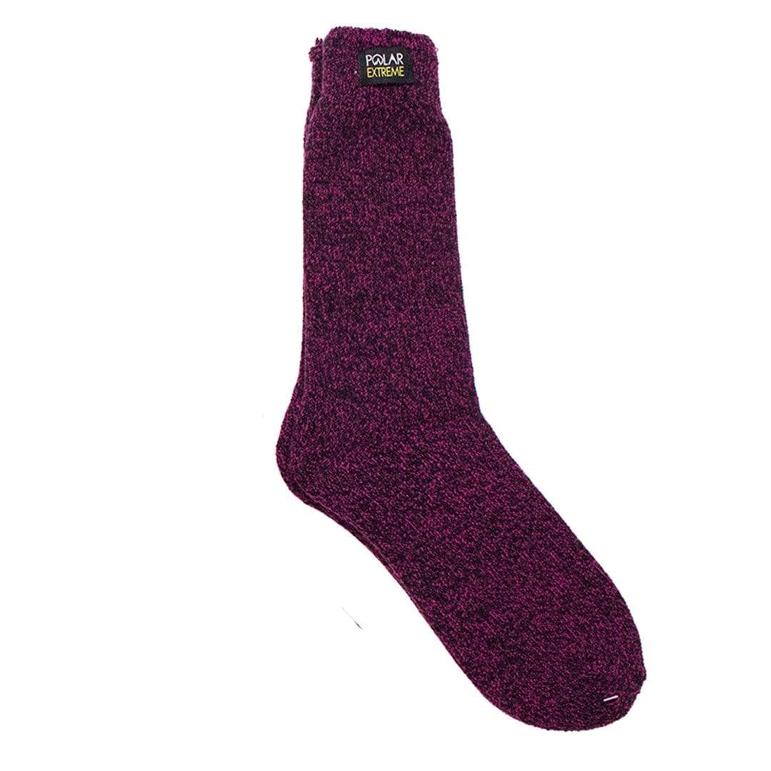 Pink Heat Women's Marled Brushed Sock Women's / Pink