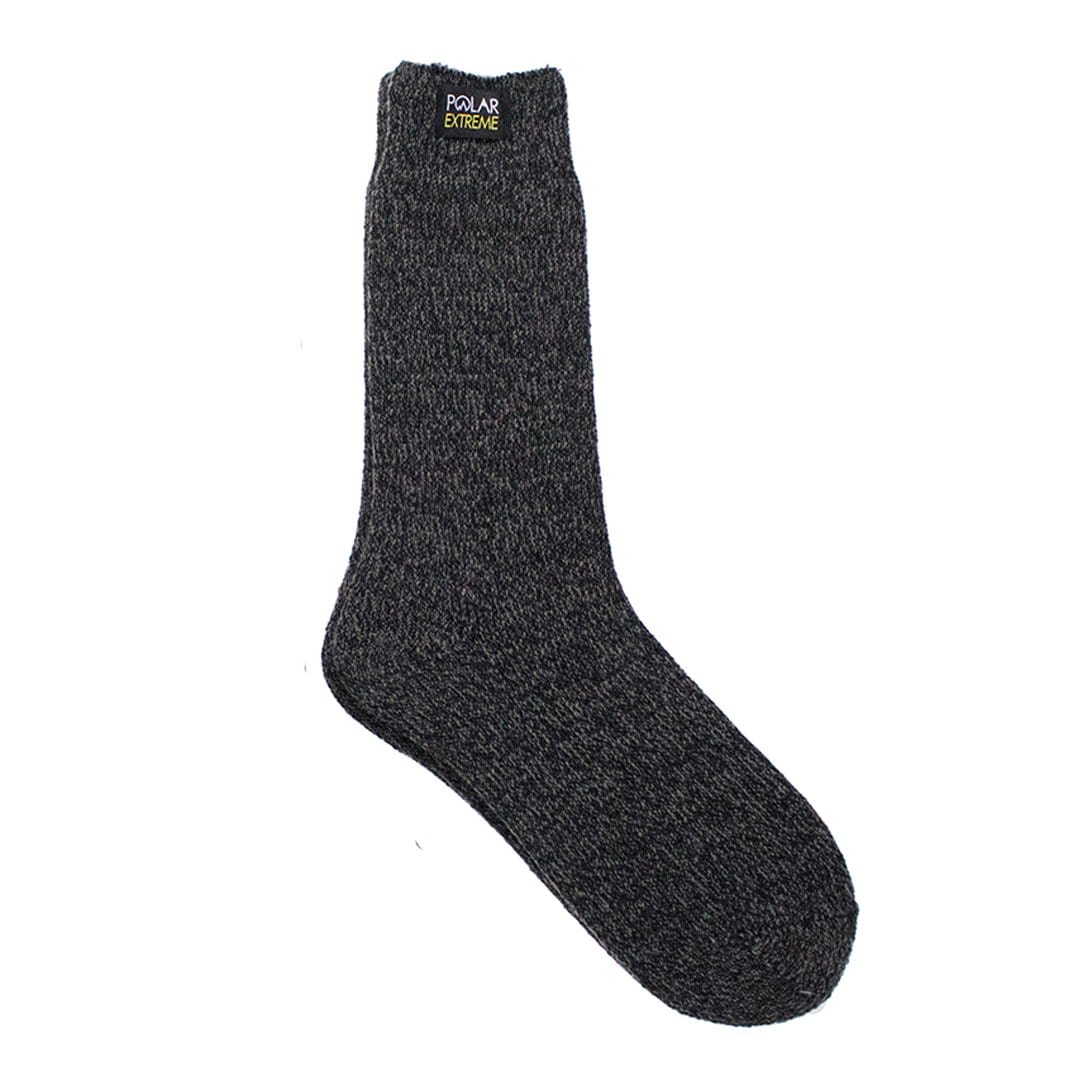 Black Women's Marled Brushed Sock Women's / Black