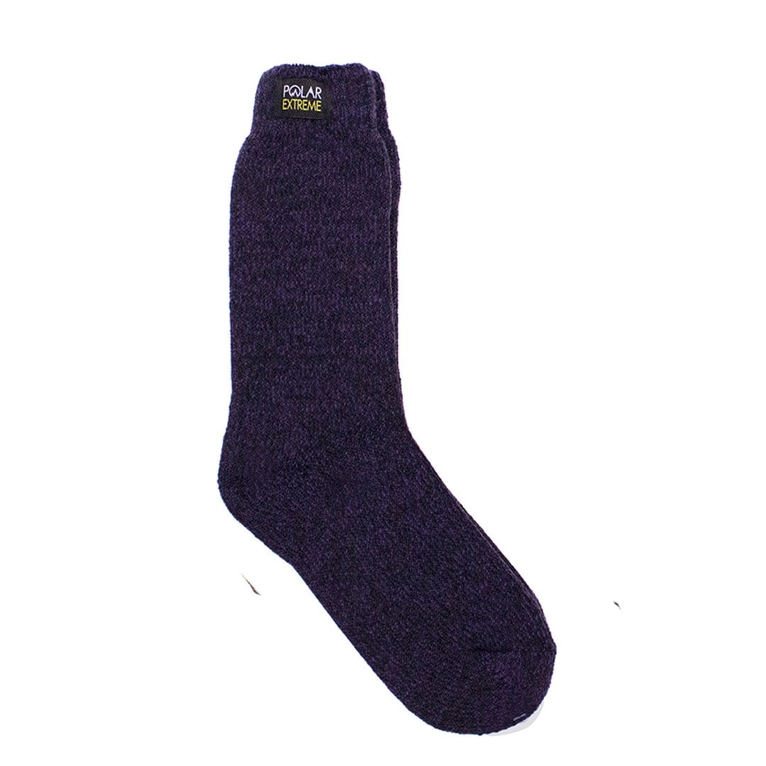 Purple Women&#39;s Marled Brushed Sock Women&#39;s / Purple