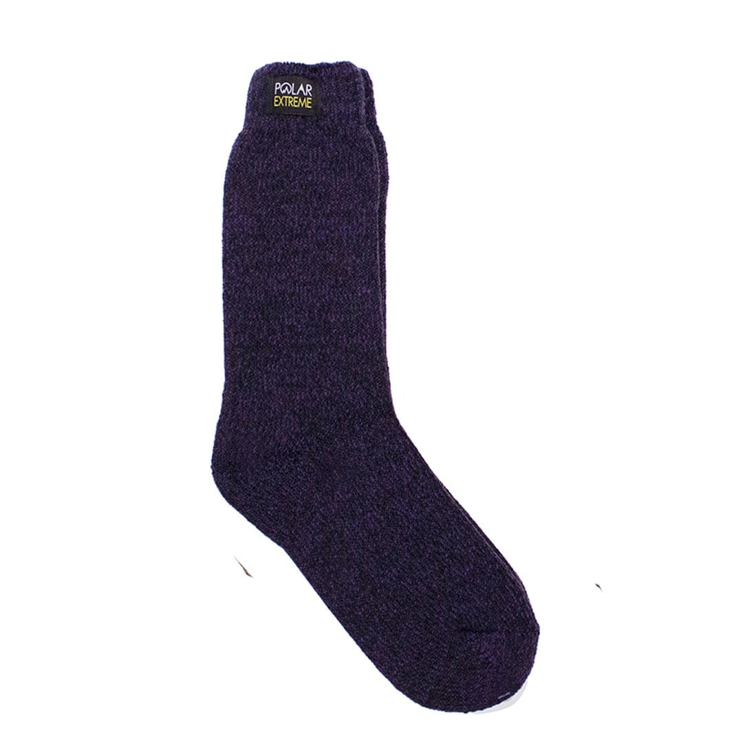 Purple Women's Marled Brushed Sock Women's / Purple