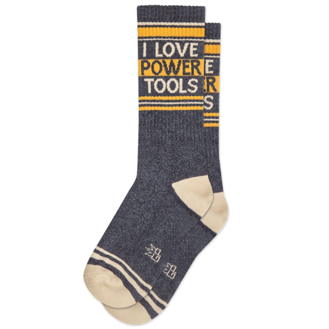 Power Tools Socks Unisex Crew Sock gray