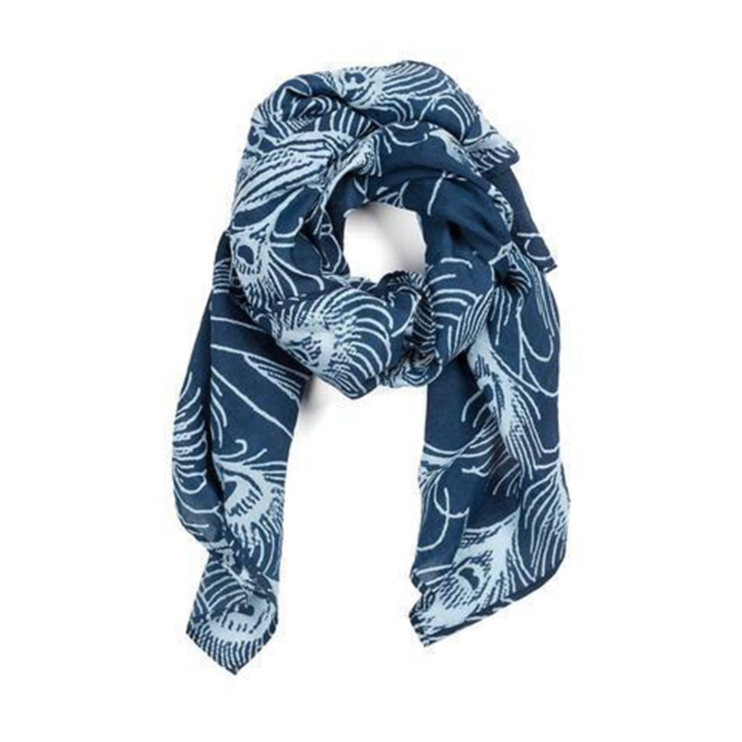 Pride & Prejudice Scarf One Size / blue