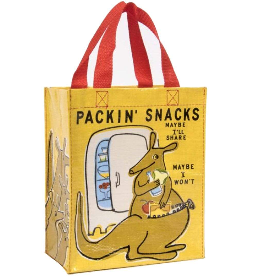 Packin Snacks Small Tote Bag Yellow