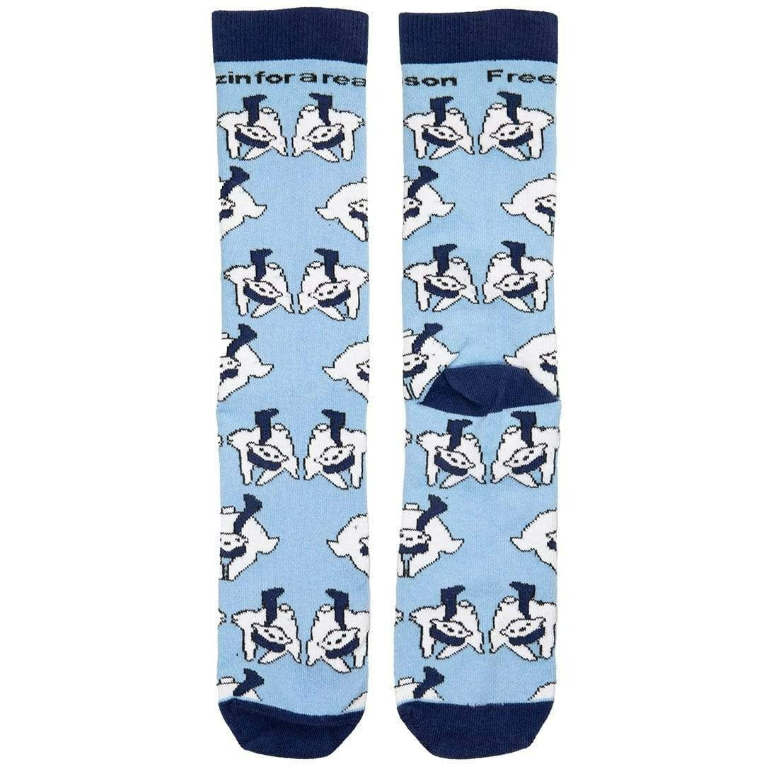 Polar Plunge Socks for the Special Olympics Women's / Blue