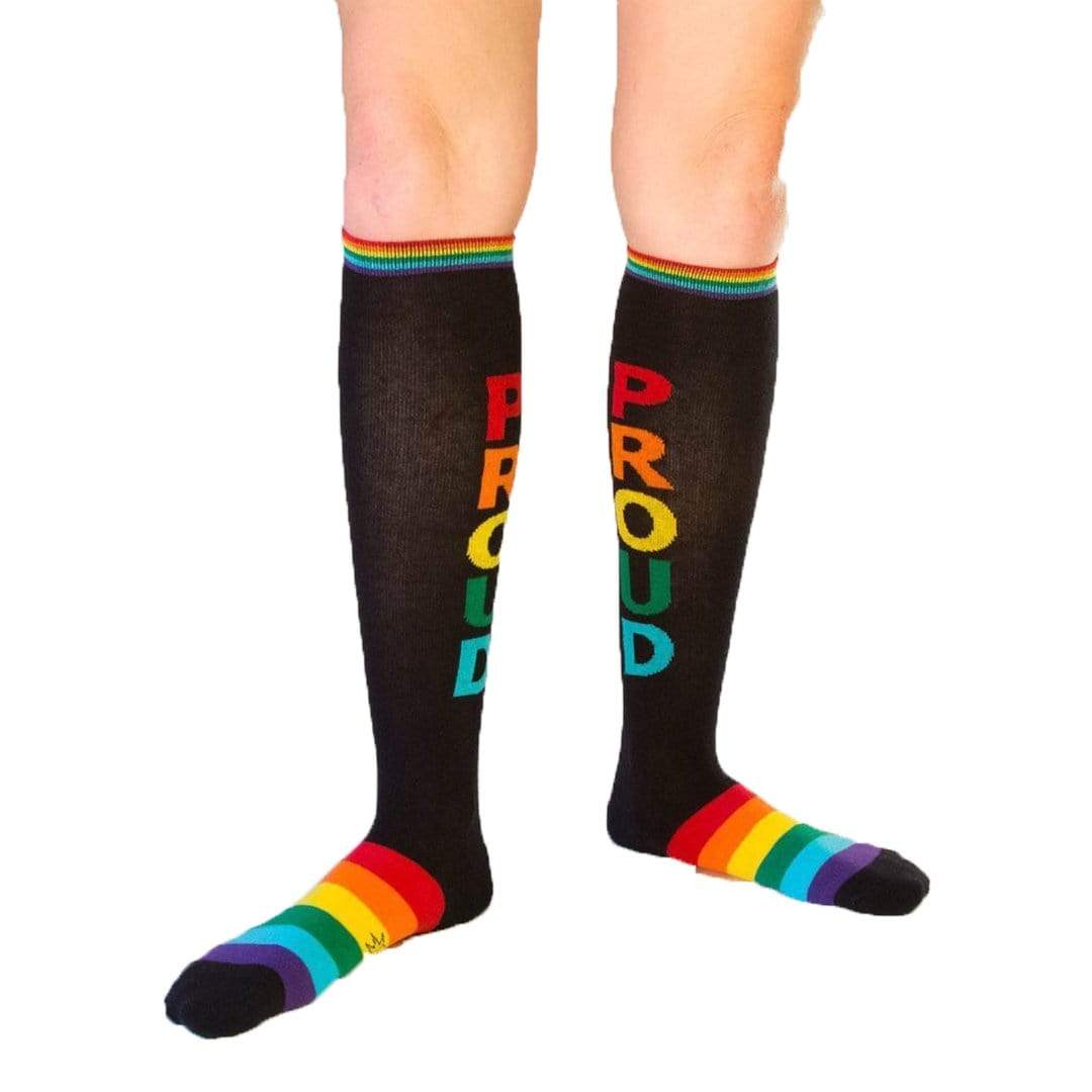 Proud Socks Unisex Knee High Sock black