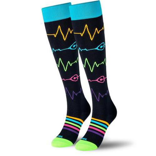 Pulse Compression Women&#39;s Knee High Sock Black