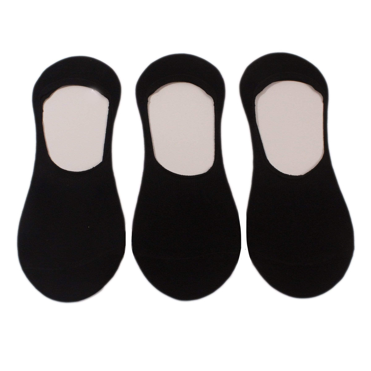 Black 3 Pack Liner Socks Black