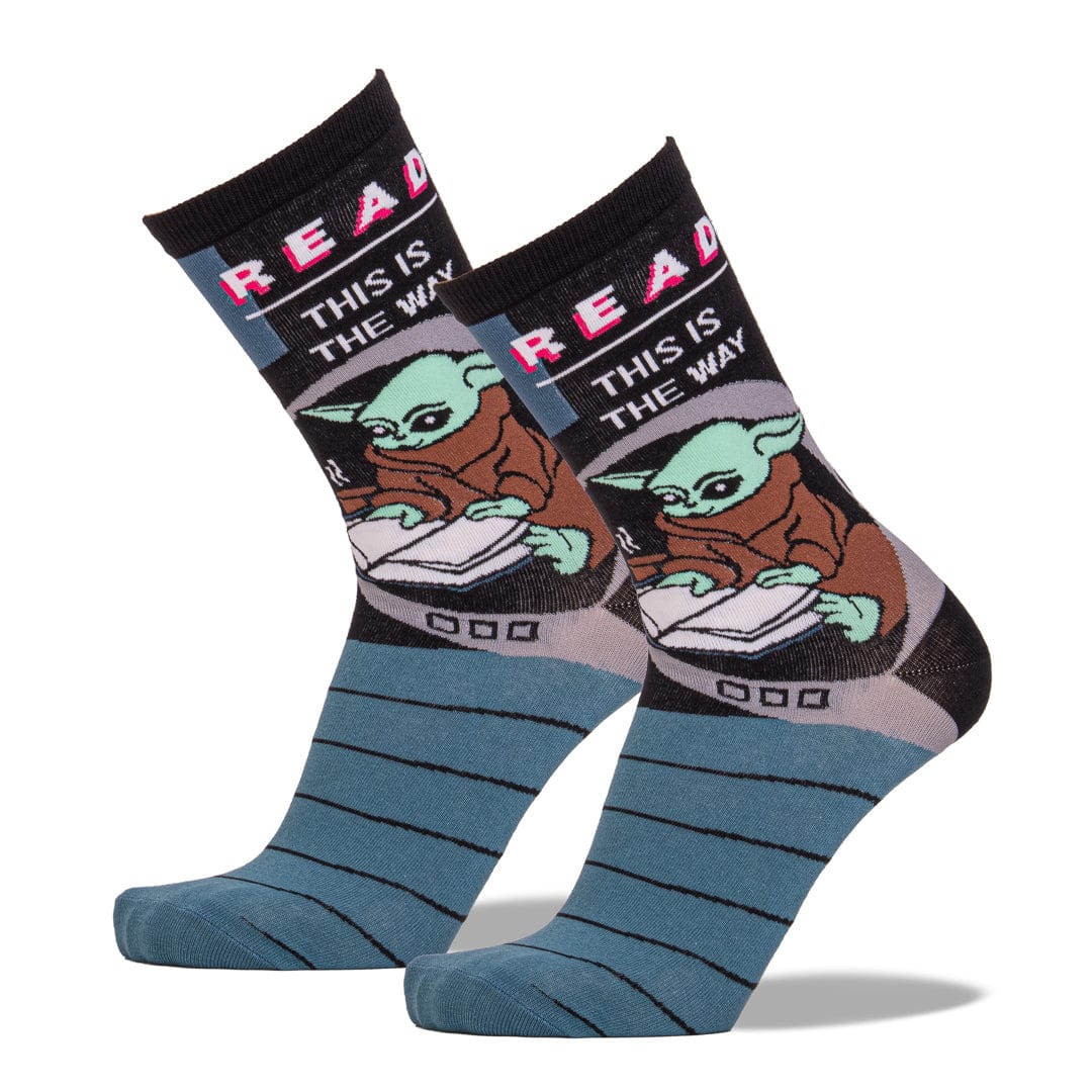 READ Baby Yoda Crew Socks Large / Black