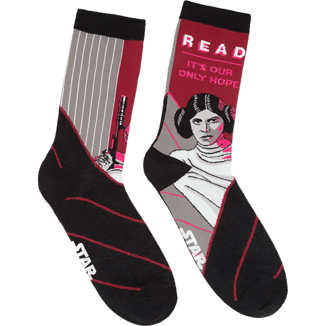 READ Leia Crew Socks