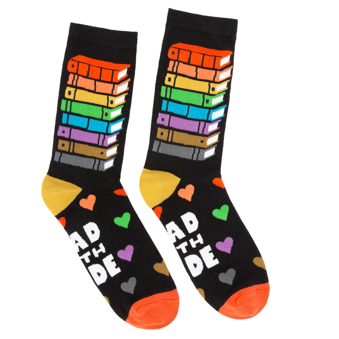 Read With Pride Crew Socks Black