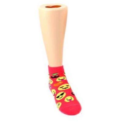 Emoji Socks - Women&#39;s Ankle Sock Burnt Orange