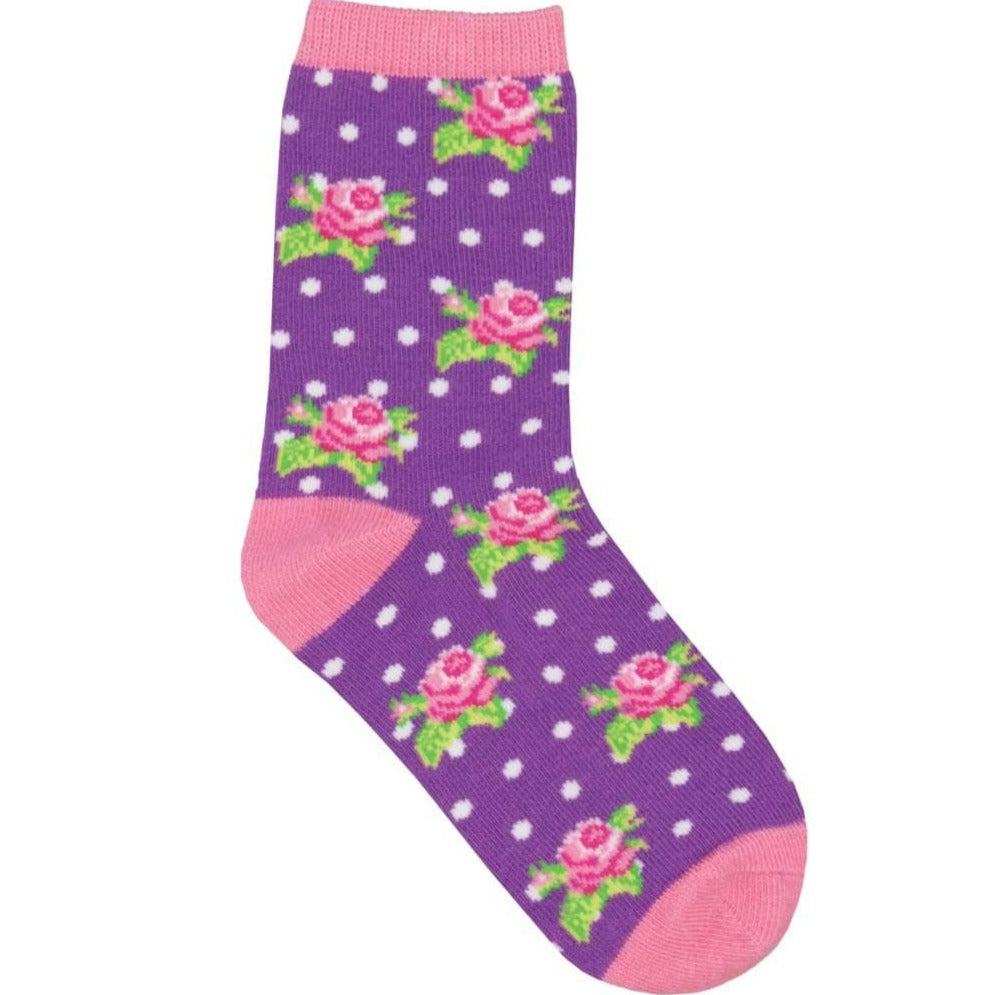 Rosebuddies Kid's Crew Sock 2-4