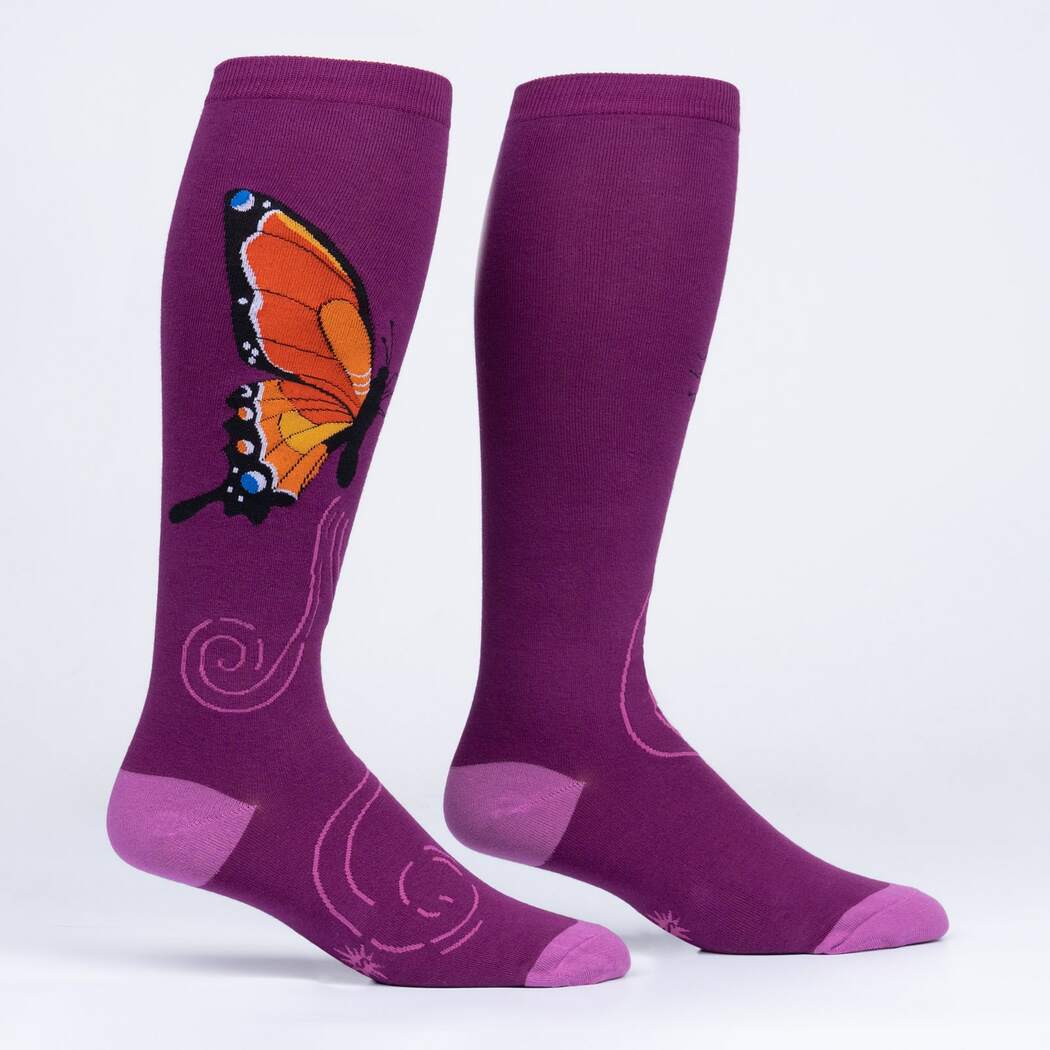 Monarch Women's Wide Calf Knee High Socks Multi