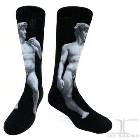 David Masterpiece Socks Unisex Crew Sock Medium / black