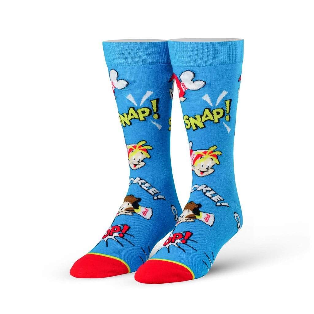 Snap, Crackle, Pop Crew Sock Women's / Blue