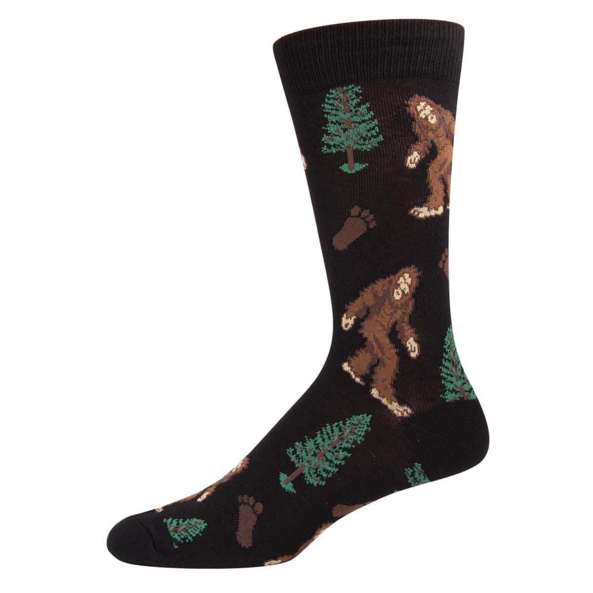 Bigfoot Men's King Size Crew Sock Black / King