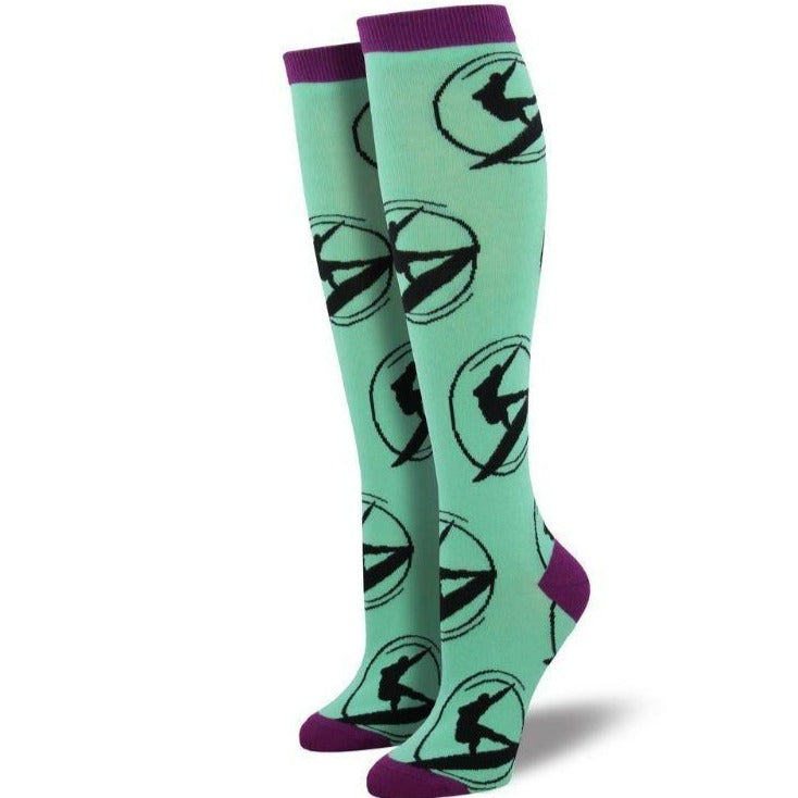 Santa Cruz Waves Socks Women&#39;s Knee High Sock Aquamarine