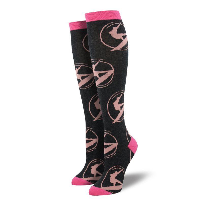 Santa Cruz Waves Socks Women&#39;s Knee High Sock Pink