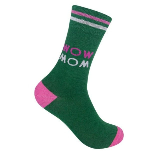 WOW MOM Crew Socks Green