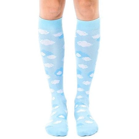 Clouds Unisex Compression Socks Blue