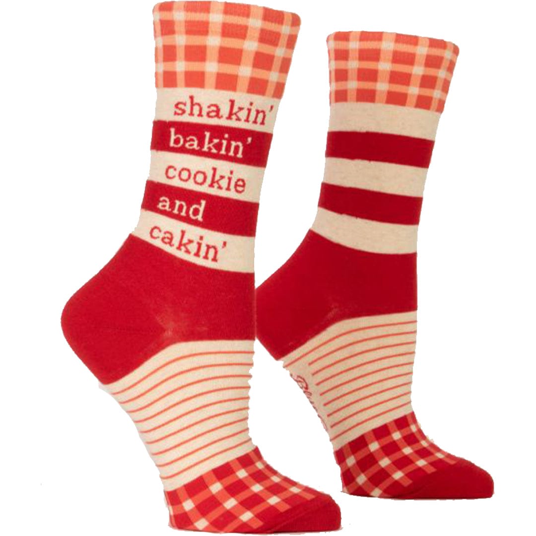 Shakin&#39; Bakin&#39; Women&#39;s Crew Socks Red