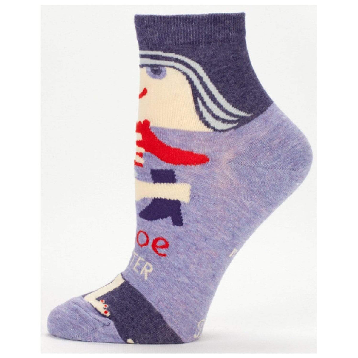 Shoe Monster Socks - Women&#39;s Ankle Sock purple