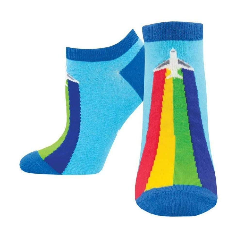Show Your True Colors Women's No Show Socks - John's Crazy Socks