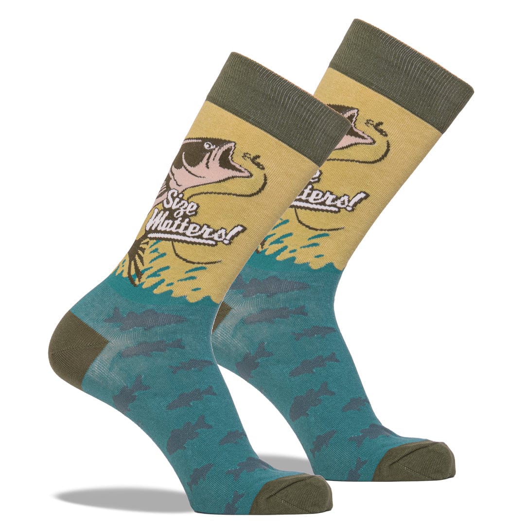 Size Matters Socks Men’s Crew Sock green