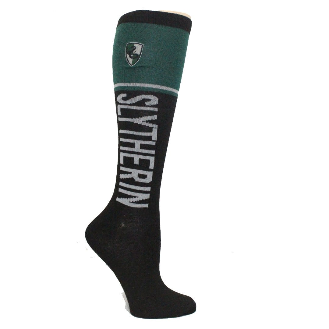 Harry Potter Slytherin Socks Women's Knee High Sock black