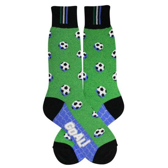 Soccer Men's Crew Socks Green